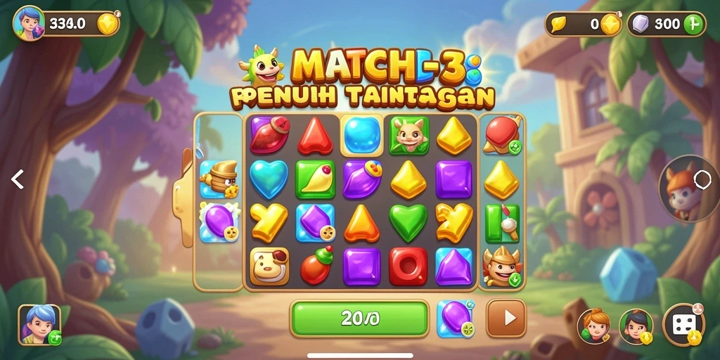 Tangkapan layar menampilkan aksi gameplay seru di 234E.