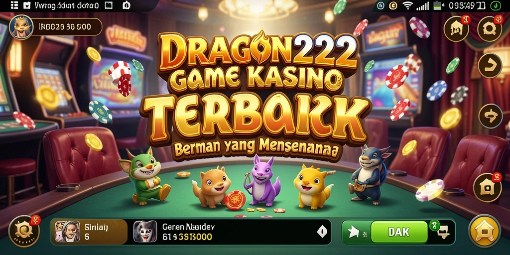 Tampilan gameplay seru dari DRAGON222 yang penuh dengan keseruan kasino.