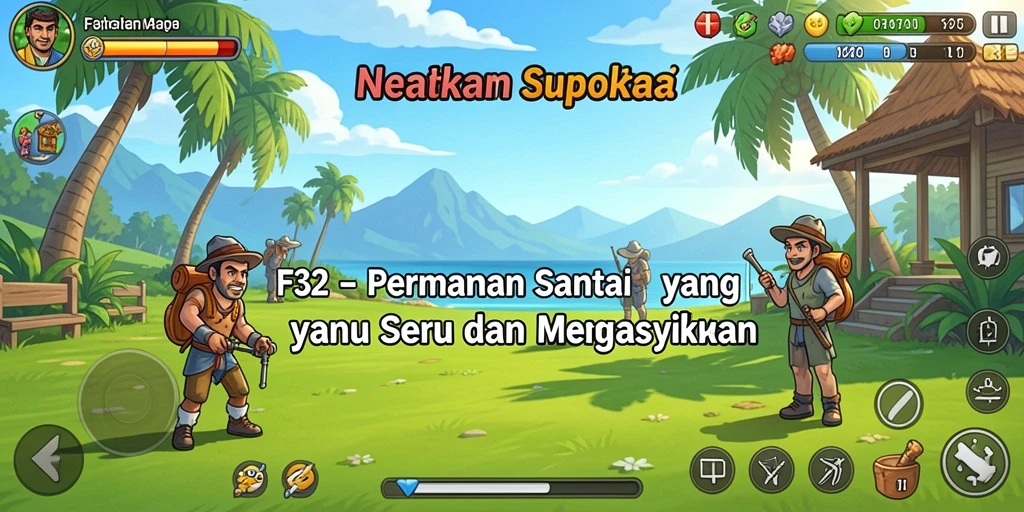 Screenshot F32 menunjukkan pengalaman gameplay yang menyenangkan dan menarik.
