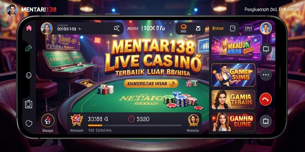 Tampilan gameplay MENTARI138 yang mengesankan dalam kasino langsung.
