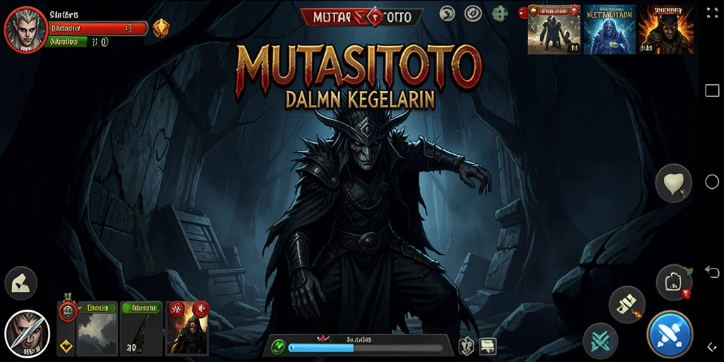 Tampilan gameplay menyeramkan dari MUTASITOTO.
