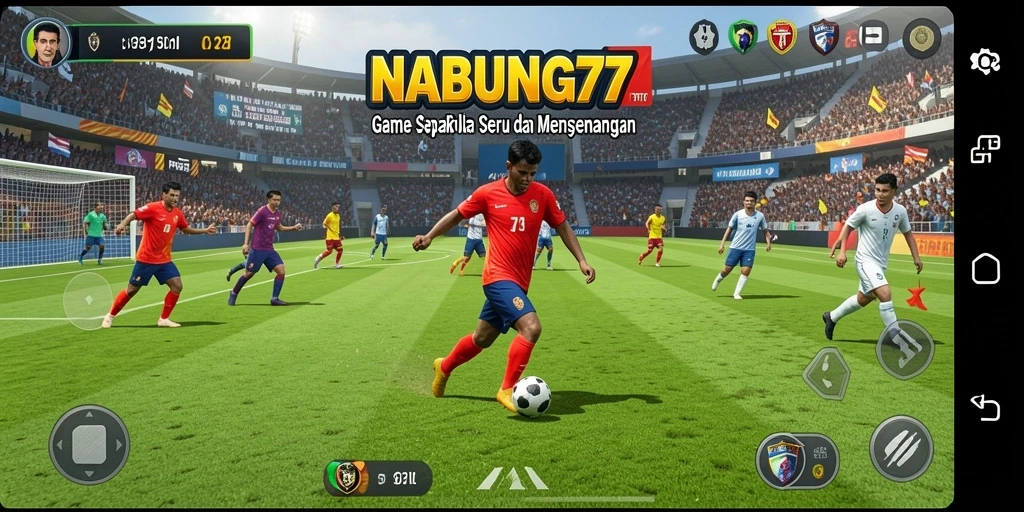 Tampilan gameplay seru dan mendebarkan dari NABUNG77.