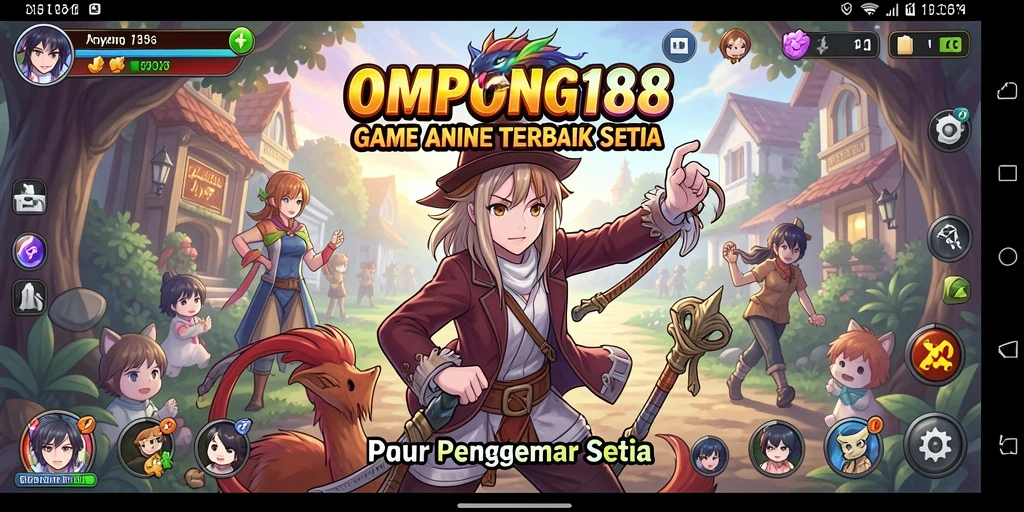 Tampilan gameplay seru dalam OMPONG188 yang memikat para penggemar anime.
