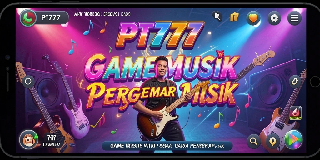 Tampilan gameplay PT777 yang mengasyikan dengan berbagai alat musik.
