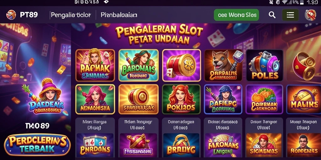 Tampilan screenshot PT89 yang menunjukkan intensitas permainan Slot.