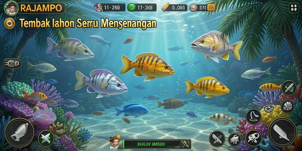 Gim Tembak Ikan yang penuh warna dan seru.